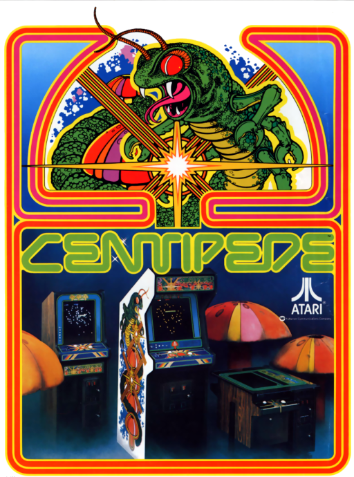 Caterpillar (bootleg of Centipede) Game Cover